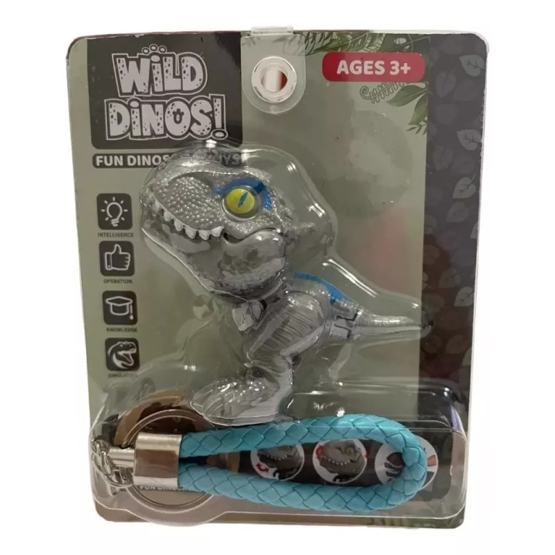KFMX Llavero De Dinosaurio Para Niños Mordelón Divertido