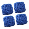 Hilo Grueso Con Pompones, 4 Bolas, Para Tejer A Mano,