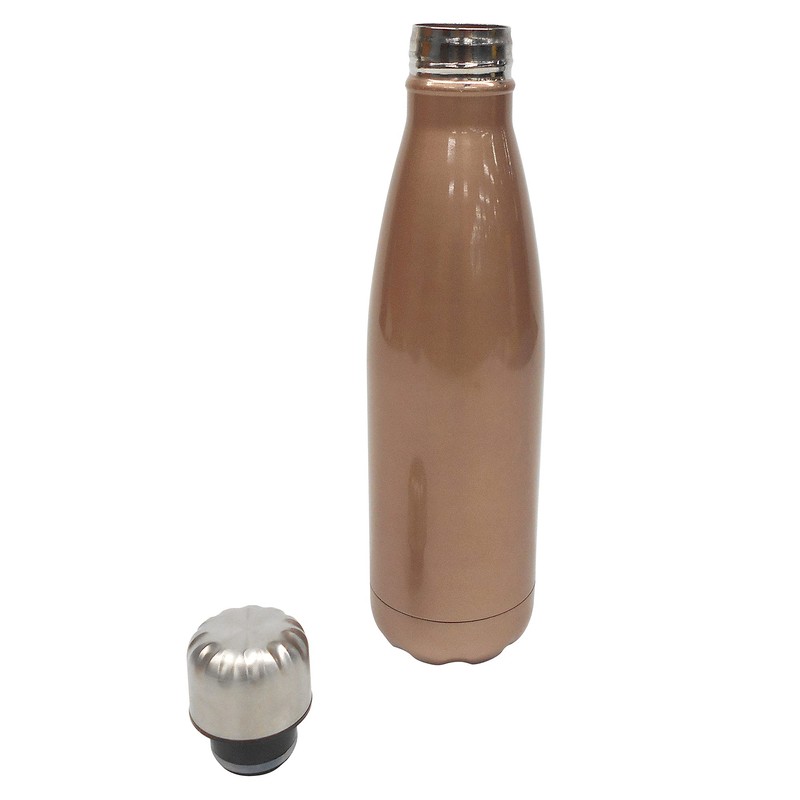 Ekco, Botella Doble Pared, Rosa, 500 ml