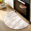 KIMODE Kitchen Mats for Floor Anti Fatigue, 18"x28" Half Round