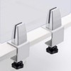 Jhanw Desk Divider Clamp For 1/8" To 0.51" Panel, Adjustable