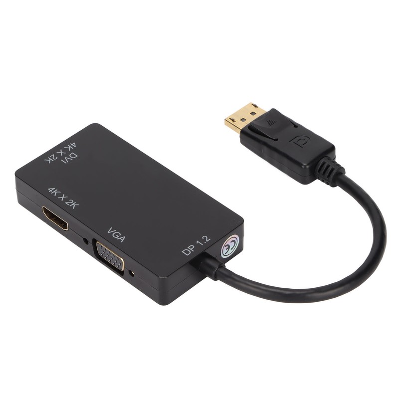 DisplayPort to VGA Video Adapter 3 in 1 Portable DP