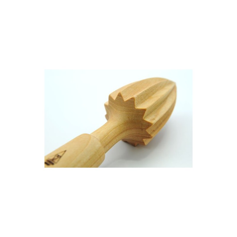 Alessi UT108 Zitronenpresse aus Kischbaumholz, Holz, braun, 7 x 15.5