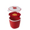 Snips Tempo Zero Pop-Corn Popper 1.5 Liter, Polypropylene, Red, One