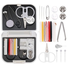 Debbery Mini Sewing Kit, Compact Household Essentials for Both Travel and Home Emergencies. Sewing Accessories with Scissors, Assorted Needles, Multi Colored Threads, and Essential Buttons