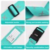 Pack of 2 Suitcase Strap, Suitcase Strap with Suitcase Tag,