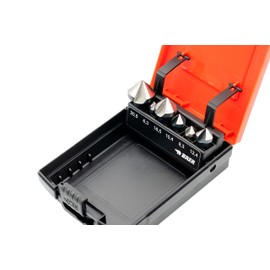 BAER HSSG 90° Bit Countersink Set 6.3-20.5 mm for Cordless Screwdrivers Countersink Drill Set 1/4 Inch Bit Countersink Countersink Milling Cutter Deburring Countersink