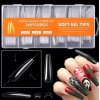 soft gel Uñas Postizas Tip Xxxl Caja Con 240 Uñas