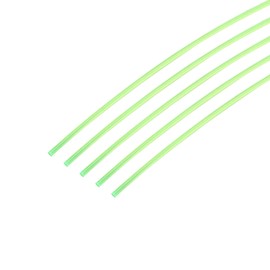 sourcing map 5pcs Fiber Optic Rods P5 Plastic 0.75mmx30cm for Front Sight Filament Fluorescence Green