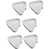 Haogo Steam Mop Pads,6 pcs Universal Washable Triangular Microfiber Cleaning