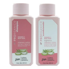 Shampoo Y Acondicionador Anticaída Prorganics Sin Sulfatos