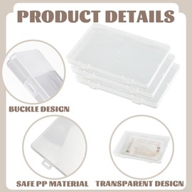 Zansens 14 Pcs Stackable Water Drinks Bag Organiser,Bead Organizer,Small Storage Sontainers,Craft OrganizersTackle Box Organizer with Lidf for Beads, Art Work,DIY Crafts,and Fishing Gear