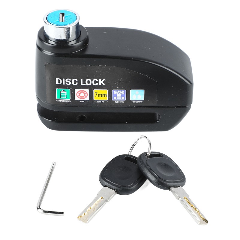 Bicycle Alarm Disc Lock Security Alarm Disc Brake Lock Riding