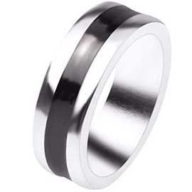XTRAFAST Wow! PK Ring up to 17 Professional Magic Tricks Magic Silver Black Elegant 18 mm Inner Diameter
