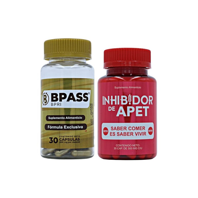 Bpass + Inhib idor 30 Capsulas c/u