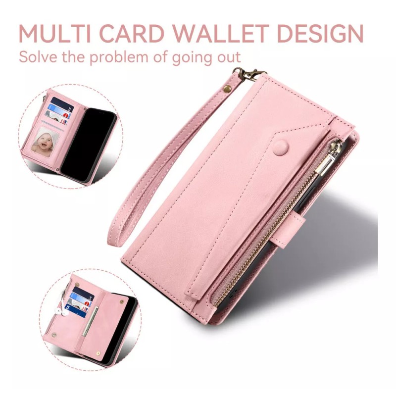 Generic 2×cartera Type Capa For Motorola Moto G54