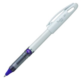 Pentel EnerGel Tradio Pearl Gel Ink Pen, (0.7mm), Medium Point Capped, Violet Ink, Box of 12 (BL117W-V)