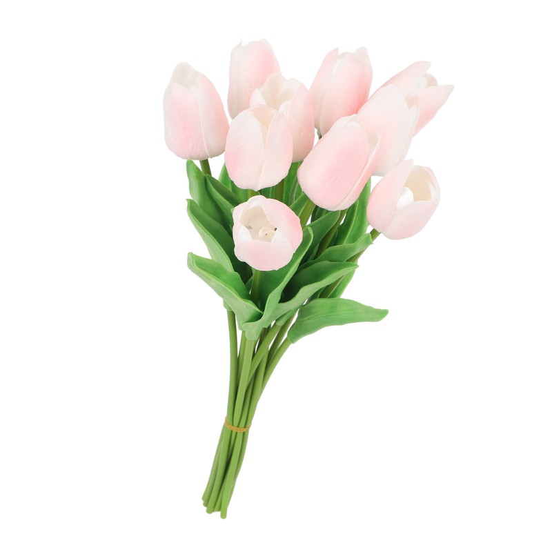 10pcs Artificial Tulip Flowers High Simulation Flowers Decor for Living