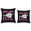 Funny Hurdy-Gurdy Instrument Design for a Hurdy-Gurdy Lover Throw Pillow