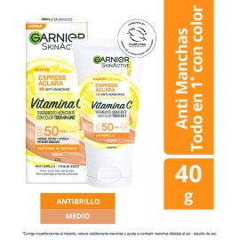 Garnier Tratamiento Hidratante Con Color Garnier Skin Active - 40gr