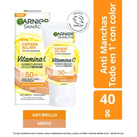 Garnier Tratamiento Hidratante Con Color Garnier Skin Active - 40gr