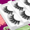 Eliace False Eyelashes Natural look Cat Eye Lashes Wispy Strips,3D