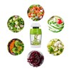 MENNYO Spiral Vegetable Cutter with Container, 4 in 1 Vegetable