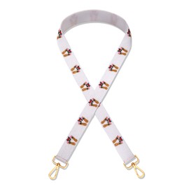 NVENF Beaded Kentucky Derby Purse Strap Replacement Horseshoe Crossbody Shoulder Bag Strap for Handbags Kentucky Derby Outfits Gifts (Style G)