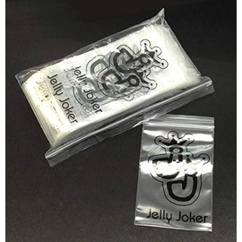 Jelly Joker 200 Zip Bags DVB 70 x 100 mm, 70 µm, Transparent, Plastic, Zipper, Extra Thick, 10 cm High, 7 cm Wide