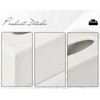 Colylan Tissue Box Cover Rectangular Tissue Box Holder for Bathroom