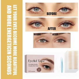 480PCS Eyelid Tape Eyelid Lift Strips,Double Eyelid Tape for Hooded Eyes Invisible,Eyelid Tape for Hooded Eyes,Eyelid Lift Strips,Eye Lid Lift for Hooded Eyes,Double Eyelid Stickers for Hooded Eyes