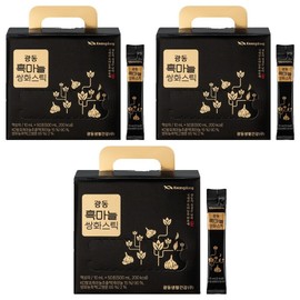 Guangdong Black Garlic Ssanghwa Sticks 50 packets, 3 pieces, 500ml / 광동 흑마늘 쌍화스틱 50포, 3개, 500ml