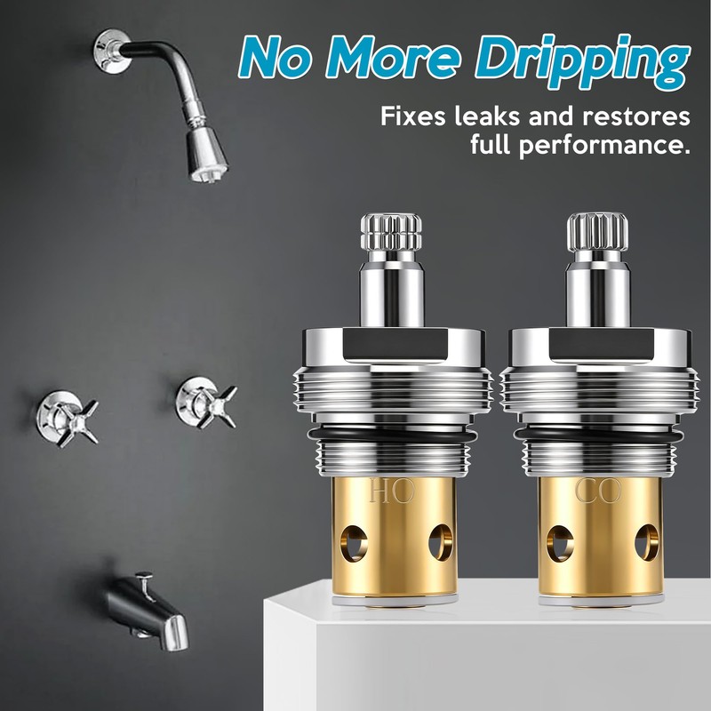 Enhon Hot Cold Stem Compatible with Kohler 6N-7H and 6N-7C,
