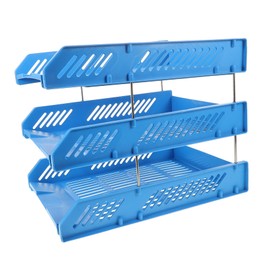 SEWACC Mesh Desk File Organizer Paper Sorter for Office Home School Document Storage Even Load Distribution and Easy Assembly