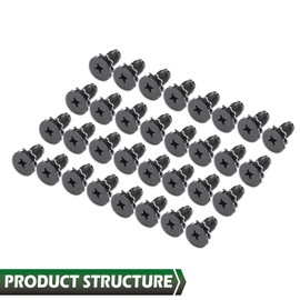 GRAND ORANGE Door Hinge Screw Kit Compatible with Ford Pickup Truck 1948 1949 1950 1951 1952 Set of 32 Door Hinge Screws with Washers