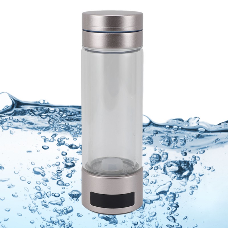 5V Hydrogen Water Bottle 260ML Capacity 2000‑9000ppb Rechargeable Portable Hydrogen