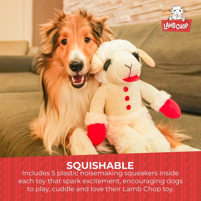 Multipet Standing Lamb Chop 13" Dog Toy