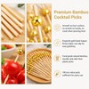 Cocktail Sticks 12cm Wooden Toothpicks Party Picks 100 Pack