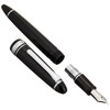 Sailor Fountain Pen, Profitlite Silver Trim, Black, Medium Point, 11-1039-320