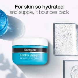 Neutrogena Hydro Boost Whipped Body Balm Gel Dry Skin, Transparent, 200 ml (Pack of 1)