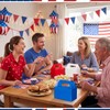 Colarr 24 Pcs 4th of July Treat Boxes with Handles,