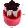 Mini Cookie Vegetable Cutters Fruit Molds, 3Pcs Mini Fruit Cookie