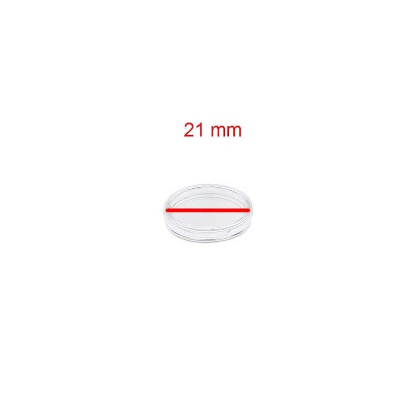 zalati Coin Holder Capsules 100pcs Round Plastic Coin Container Storage