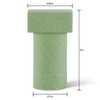 FloraCraft FloraFōM Memorial Vase Insert 3.25 Inch x 6 Inch