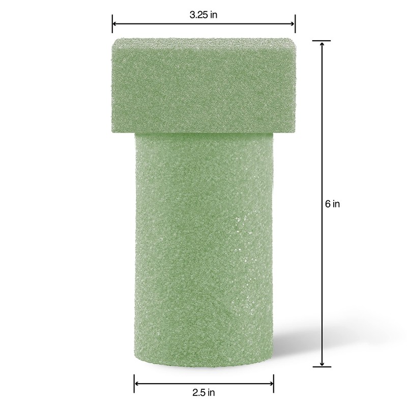 FloraCraft FloraFōM Memorial Vase Insert 3.25 Inch x 6 Inch