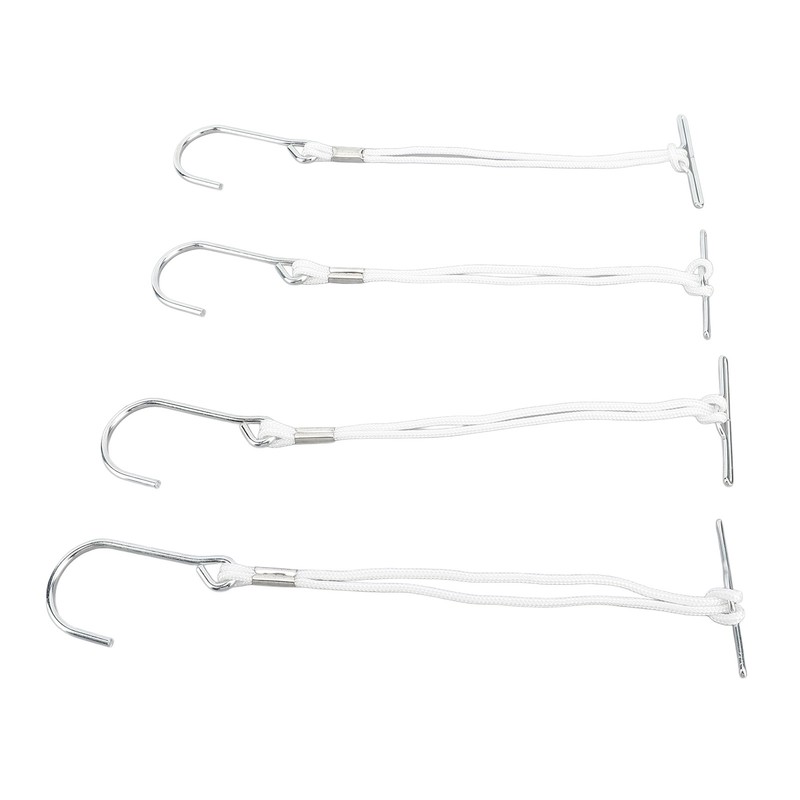 20Pcs Pattern Hooks Hanging Sewing Making Metal Hanger with Rope