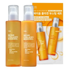 Vivas 1+1 Biome Collagen Boosting Elastic Skin 200ml + Lotion 200ml set x 2 sets / 비바스 1+1 바이옴 콜라겐부스팅 탄력스킨 200ml + 로션 200ml 세트 x 2세트