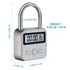 Metal Time Padlock - Time Management Tool Timer 99 Hours