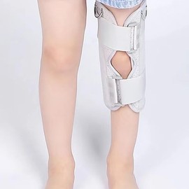 RousuMedi Pediatric Leg Immobilizer Kids Knee Brace Support Child Knee Fixed Splint Leg Fracture Splint Knee & Leg Immobilizer/Knee Splint/Knee Brace (X-Small)
