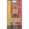 Burg-Wächter cylinder padlock set of 3, 6 mm thick shackle thickness,